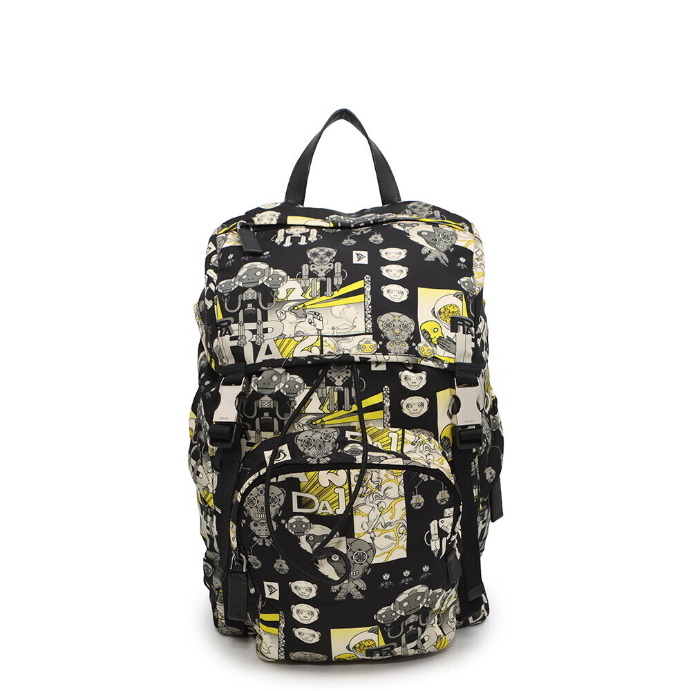 Prada Comic Monkey Backpack Black Bag - image 1